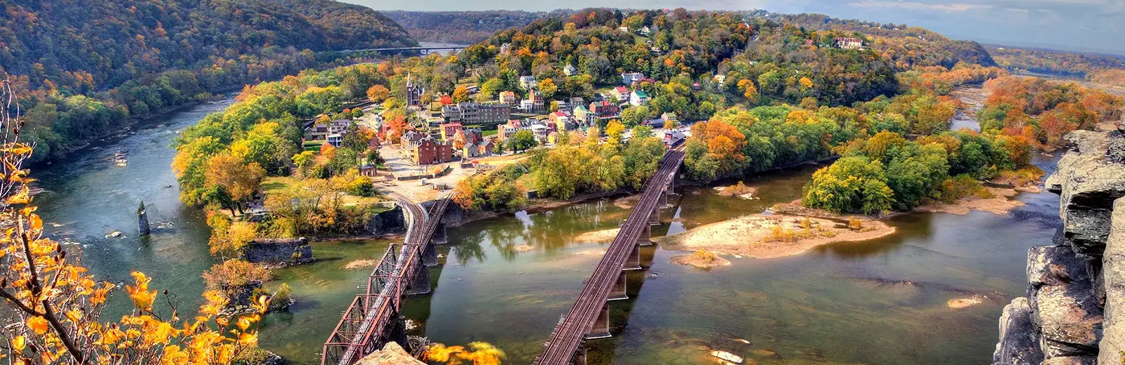 harpers ferry city view 